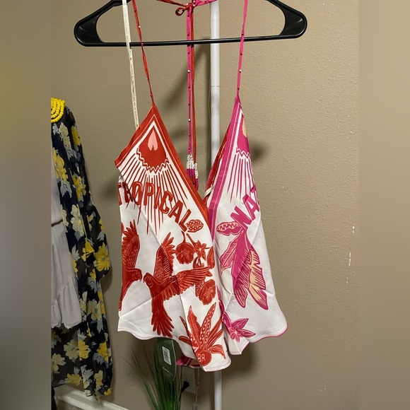 FARM Rio Halter Bandana Blouse - Picture 3 of 3